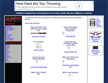 Tablet Screenshot of bats-softball.com